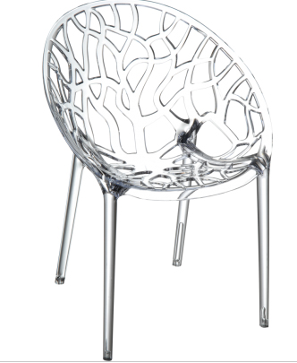 scaun transparent crystal